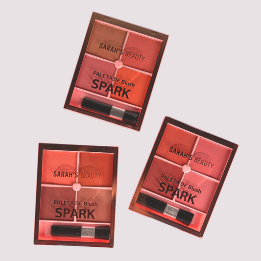 Paleta de Blush 4 Cores da Sarah’s Beauty