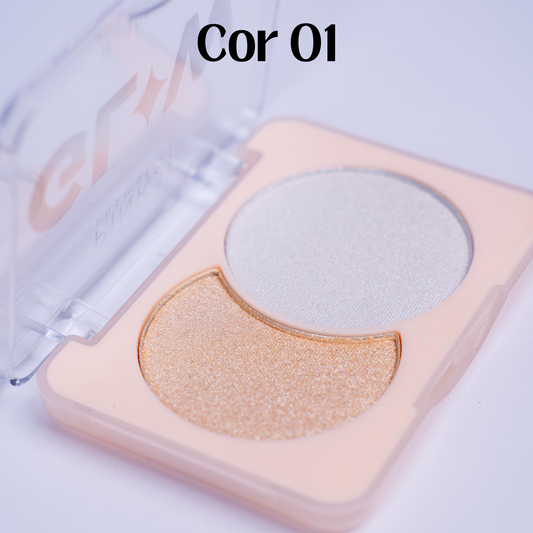 Paleta de Iluminador 2 Cores