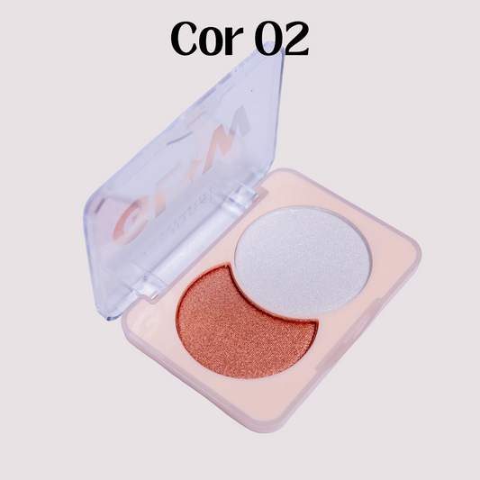 Paleta de Iluminador 2 Cores