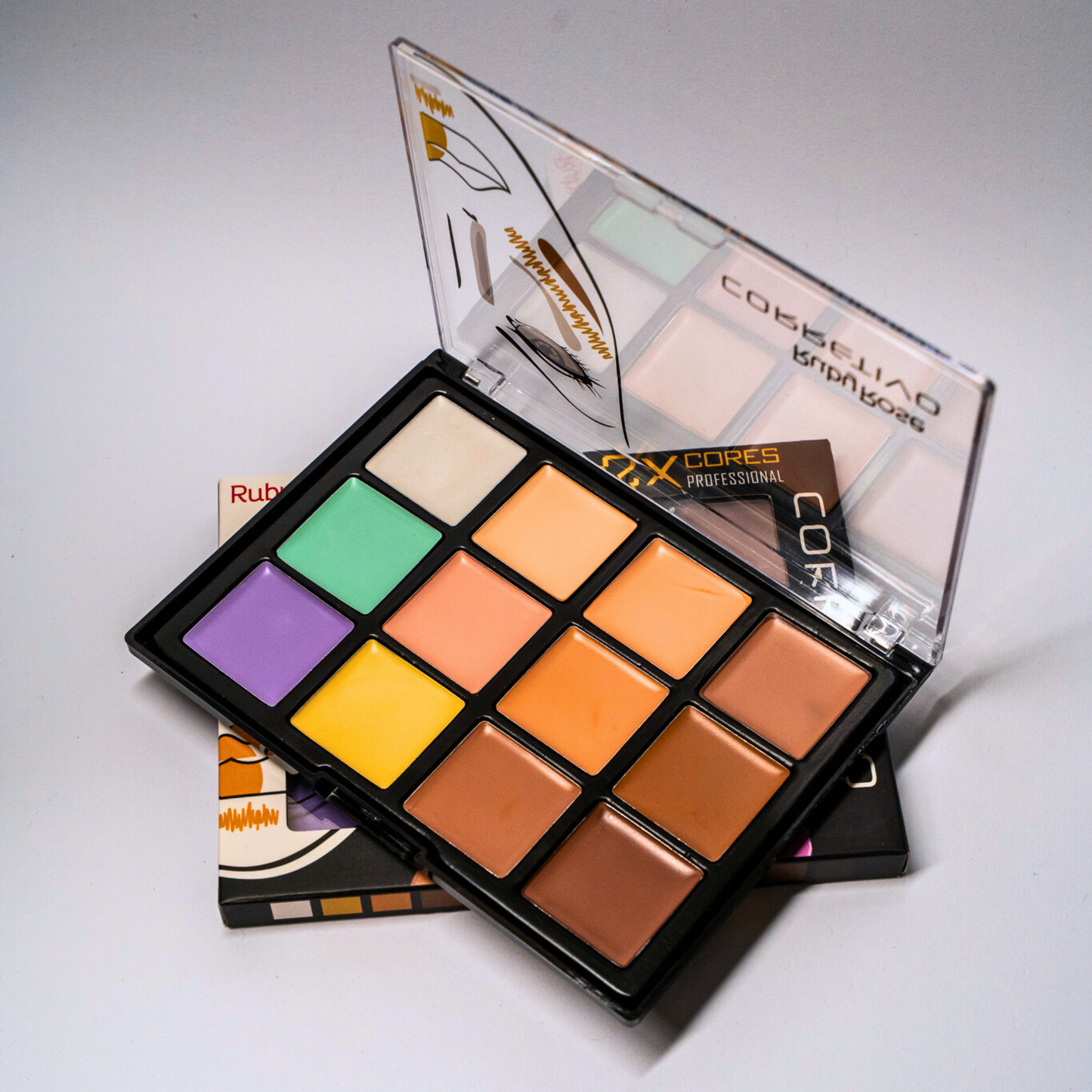 Paleta de Corretivo 12x Cores