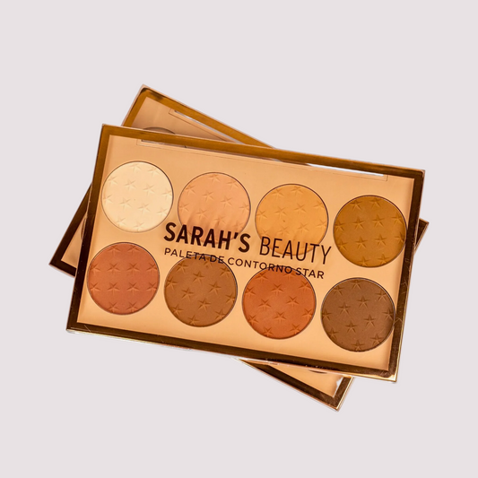 Paleta de Contorno 8 Cores – Sarah's Beauty
