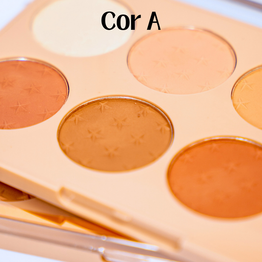 Paleta de Contorno 8 Cores – Sarah's Beauty