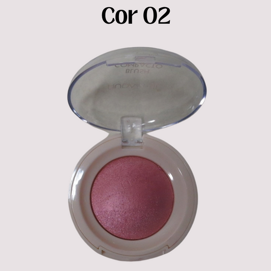 Blush Compacto - Hudamoji - Efeito Glow Natural