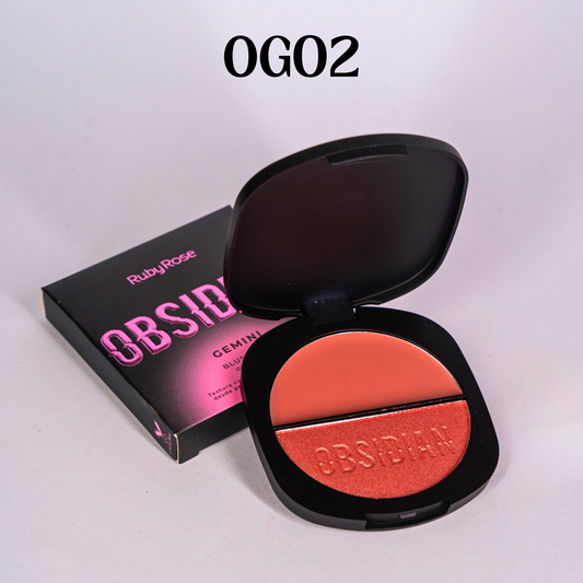 Obsidian Gemini Blush Duo