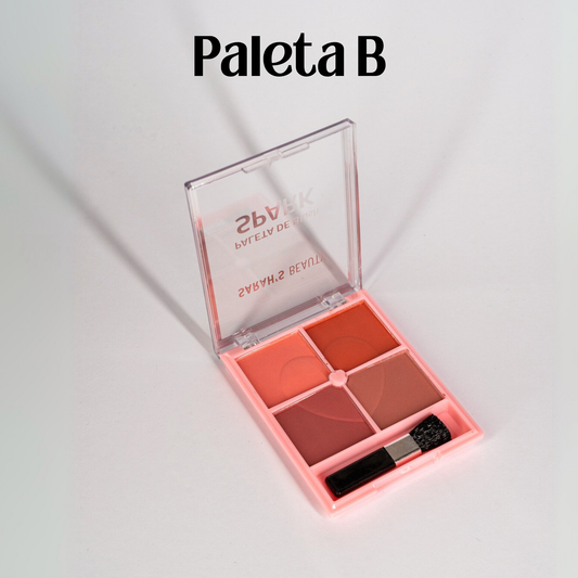 Paleta de Blush 4 Cores