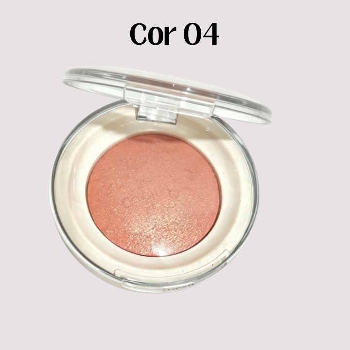 Blush Compacto - Hudamoji - Efeito Glow Natural
