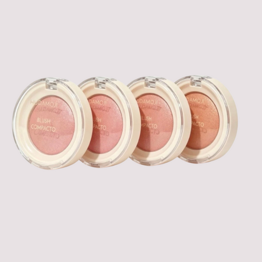 Blush Compacto - Hudamoji - Efeito Glow Natural