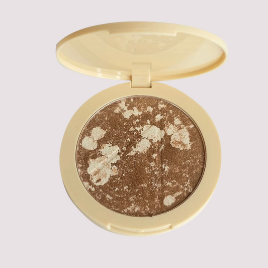 Bronzer E Iluminador Marmorizado - Glass Ruby Rose - Hbf16051