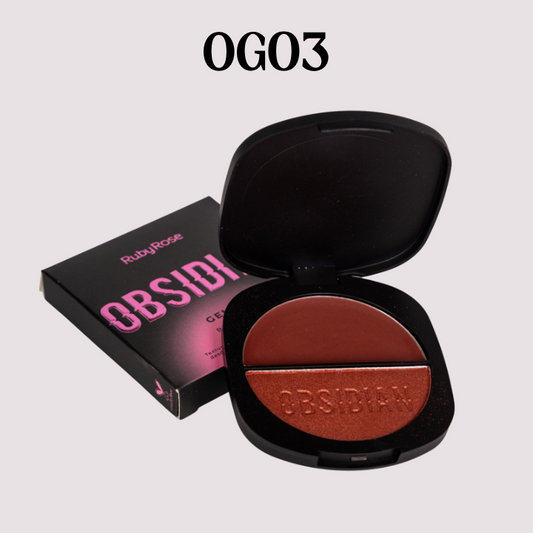 Obsidian Gemini Blush Duo - Ruby Rose