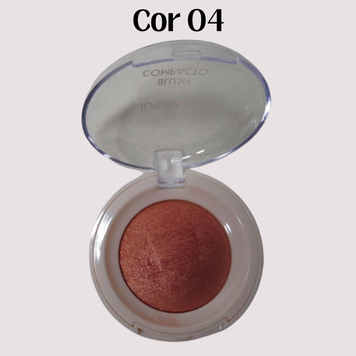 Blush Compacto - Hudamoji - Efeito Glow Natural