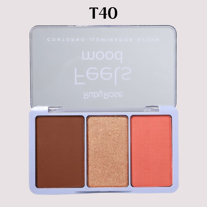 Paleta De Contorno Iluminador Blush - Ruby Rose