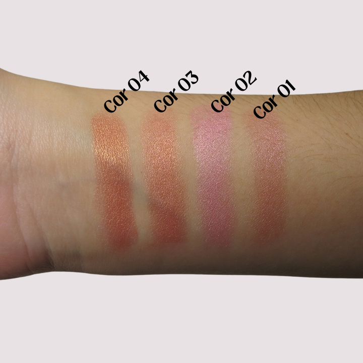 Blush Compacto - Hudamoji - Efeito Glow Natural