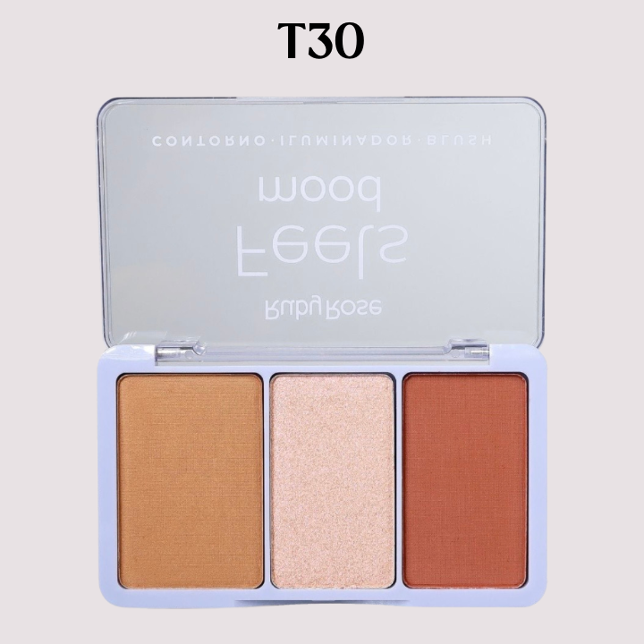Paleta De Contorno Iluminador Blush - Ruby Rose