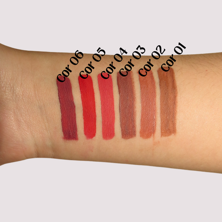 Batom Duo Matte & Top Coat Vivavida